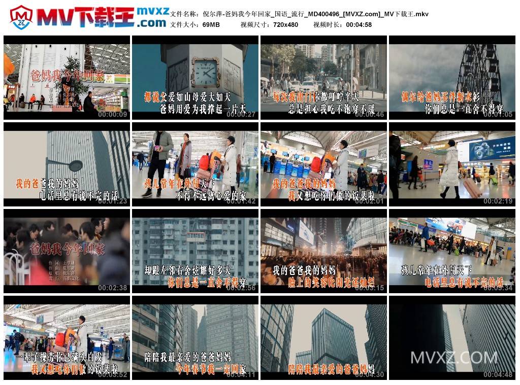 倪尔萍-爸妈我今年回家_国语_流行_MD400496